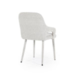 Eetkamerstoel Fika By-Boo met armleuning - beige stof