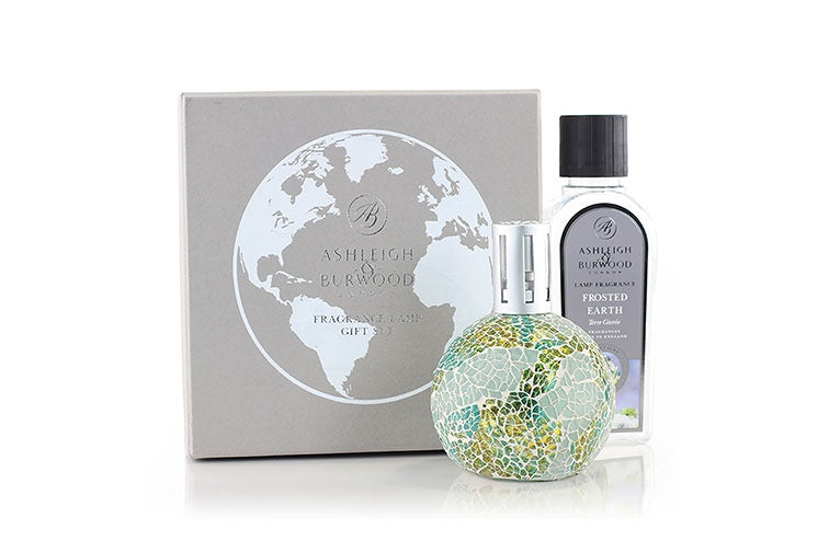 Ashleigh & Burwood Cadeauset - Tidal Earth Geurlamp + Frosted earth geurolie