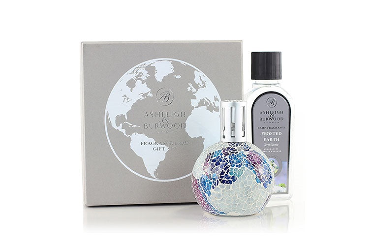 Ashleigh & Burwood Cadeauset - Earth's Aura Geurlamp + Frosted earth geurolie