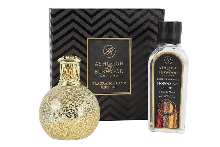 Ashleigh & Burwood Cadeauset - Little Treasure Geurlamp + Moroccan spice geurolie