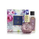 Ashleigh & Burwood Cadeauset - Heritage Geurlamp paars + Velvet Plum & Cassis geurolie