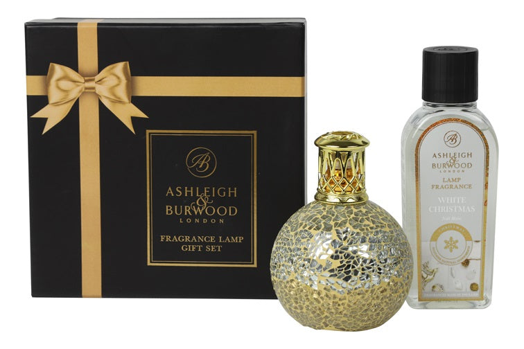 Ashleigh & Burwood Cadeauset - Little Treasure Geurlamp + White Christmas geurolie