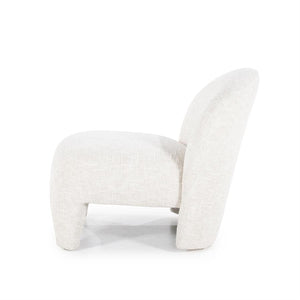 Fauteuil Owen Eleonora zonder armleuning - Beige Batea stof