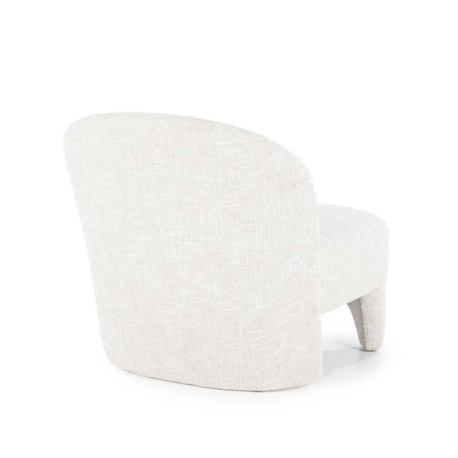 Fauteuil Owen Eleonora zonder armleuning - Beige Batea stof