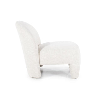 Fauteuil Owen Eleonora zonder armleuning - Beige Batea stof