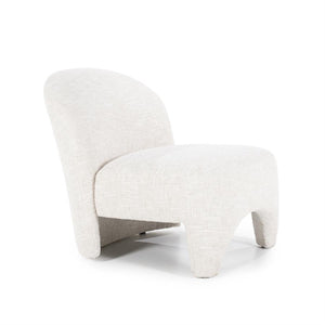 Fauteuil Owen Eleonora zonder armleuning - Beige Batea stof