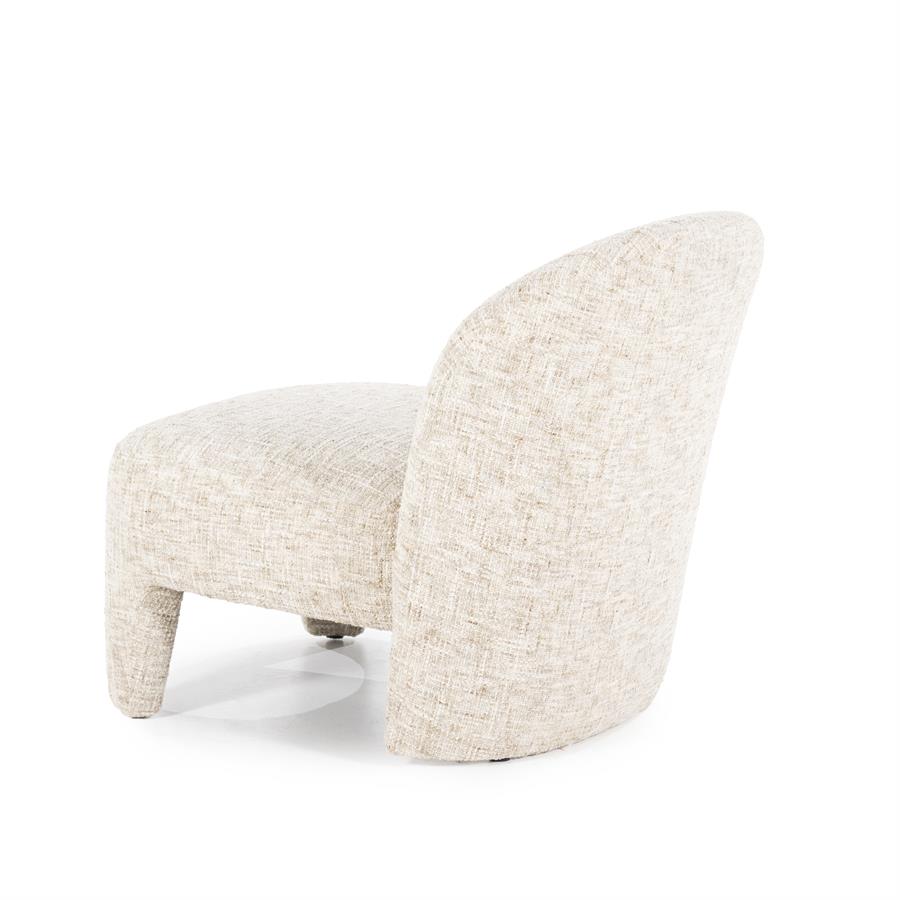 Fauteuil Owen Eleonora zonder armleuning - Taupe Batea stof