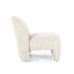 Fauteuil Owen Eleonora zonder armleuning - Taupe Batea stof