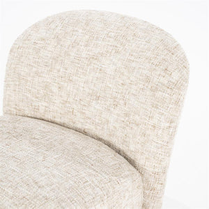 Fauteuil Owen Eleonora zonder armleuning - Taupe Batea stof