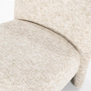 Fauteuil Owen Eleonora zonder armleuning - Taupe Batea stof