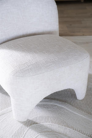 Fauteuil Owen Eleonora zonder armleuning - Beige Batea stof