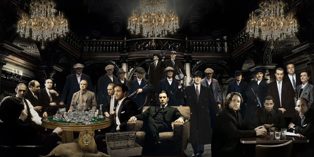 Glasschilderij Peaky Blinders 160x80 cm